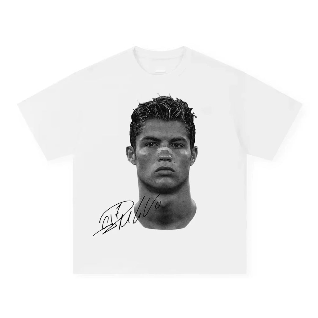 Neymar American Football Star Print 100%Cotton Short-sleeved T-shirt Men Women Clothing Athleisure Print Fashion Oversize Tee