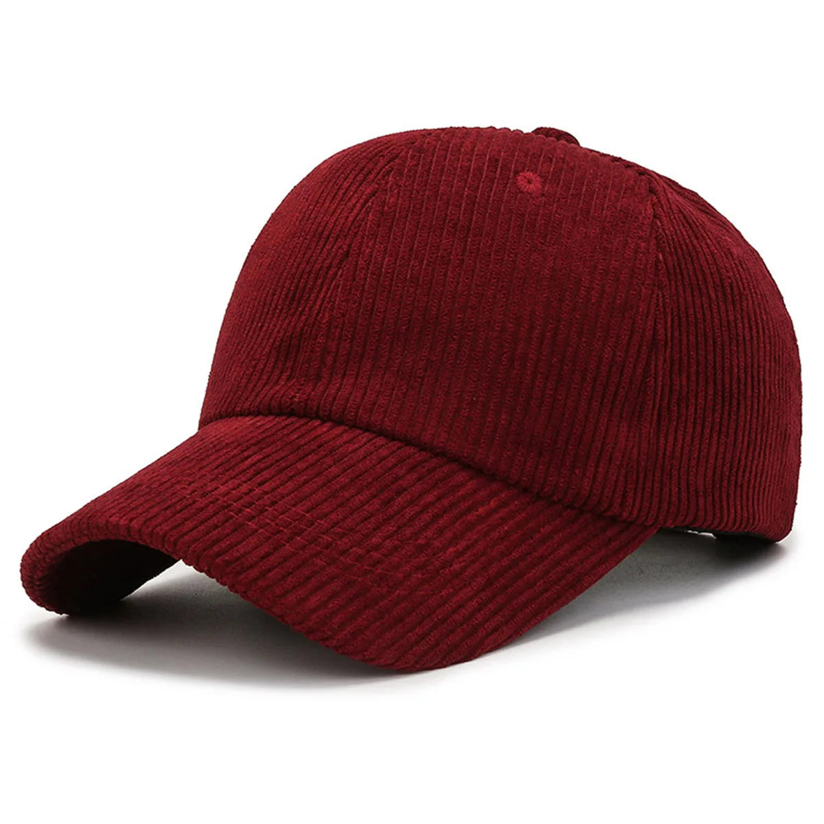 Fashion Suede Baseball Cap Men and Women Autumn and Winter Solid Retro Corduroy Hat Hip Hop Hat Unisex Street Adjustable Sun Hat