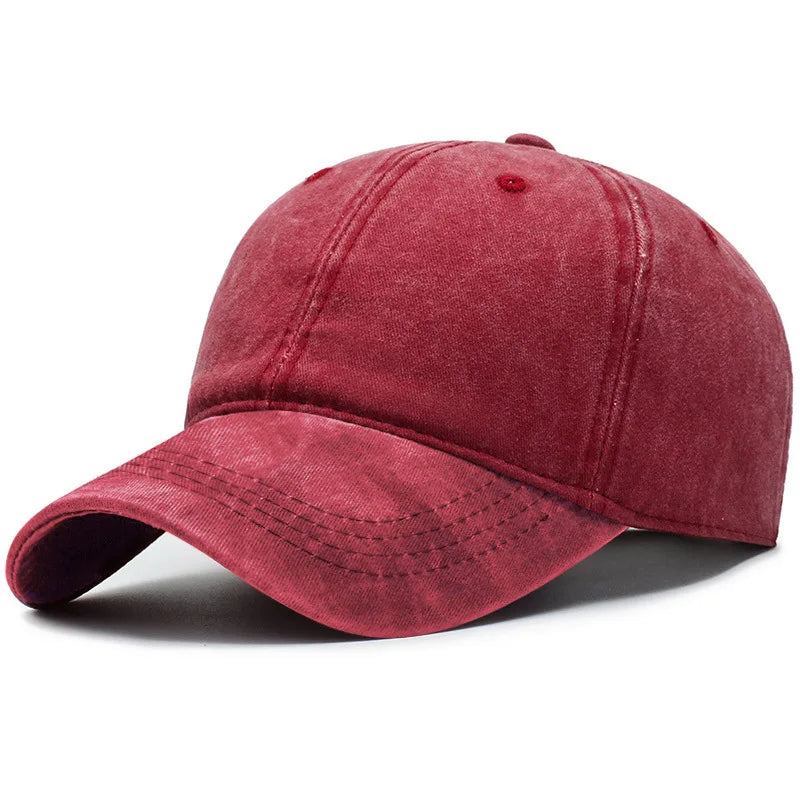 Bare Board Washed Baseball Cap Outdoor Naked Travel Sunshade Hat Women's Tide Hat