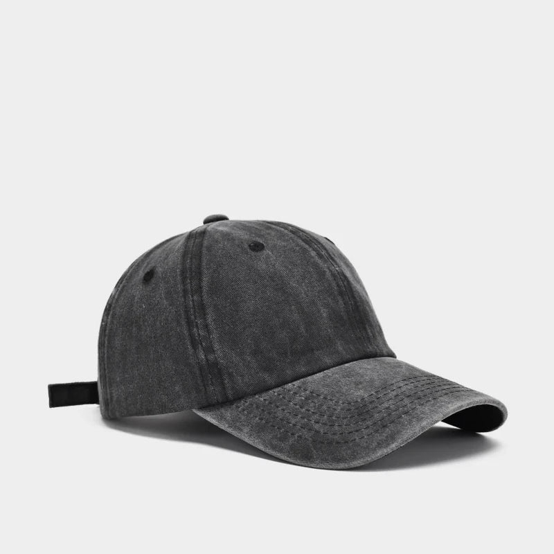 Baseball Cap Washed Cotton Men Women Snapback Hat Vintage Hip Hop Caps Solid Color Dad Hat Bone Casquette Outdoor Casual Sport