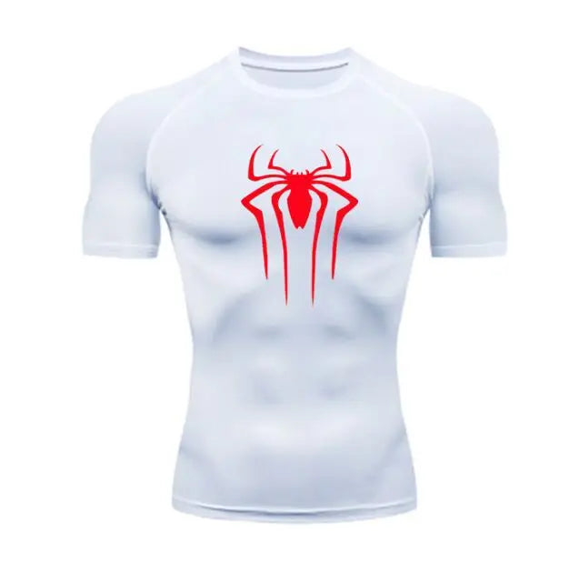 New Compression Shirt Men Fitness Gym Super Hero Sport Running T-Shirt Rashgard Tops Tee Quick Dry Short Sleeve T-Shirt For Men - Live Store 4U