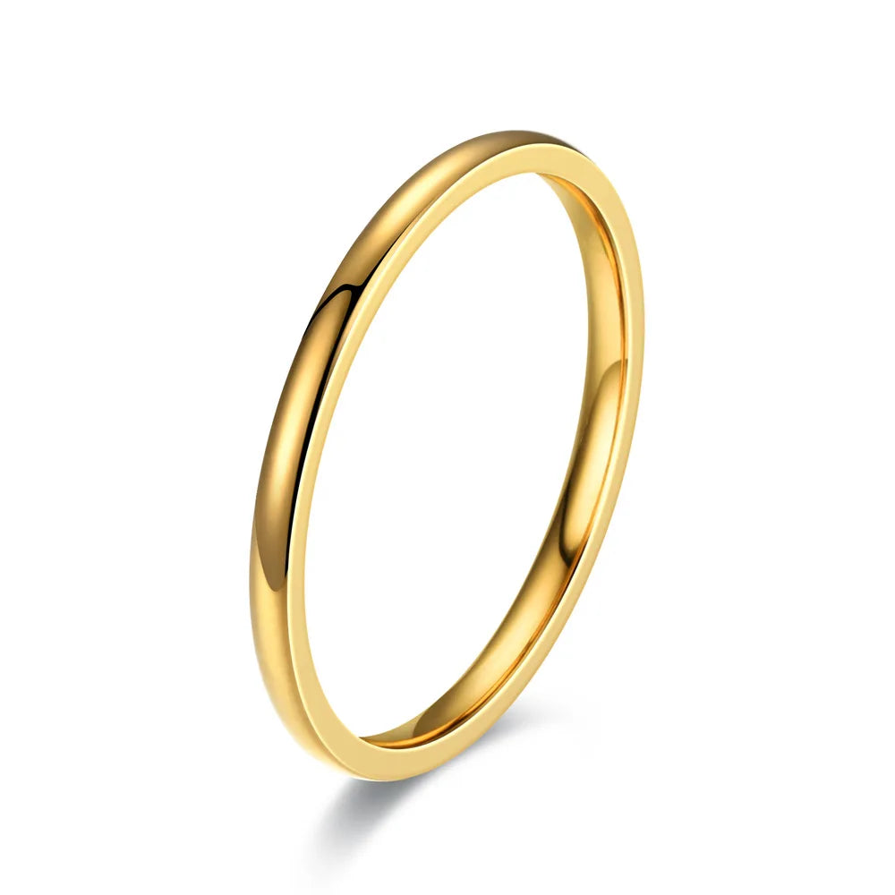 Fashion Charm Jewelry Ring for Men Women Stainless Steel Black Rings Wedding Engagement High Quality Matte Male Accessory - Live Store 4U
