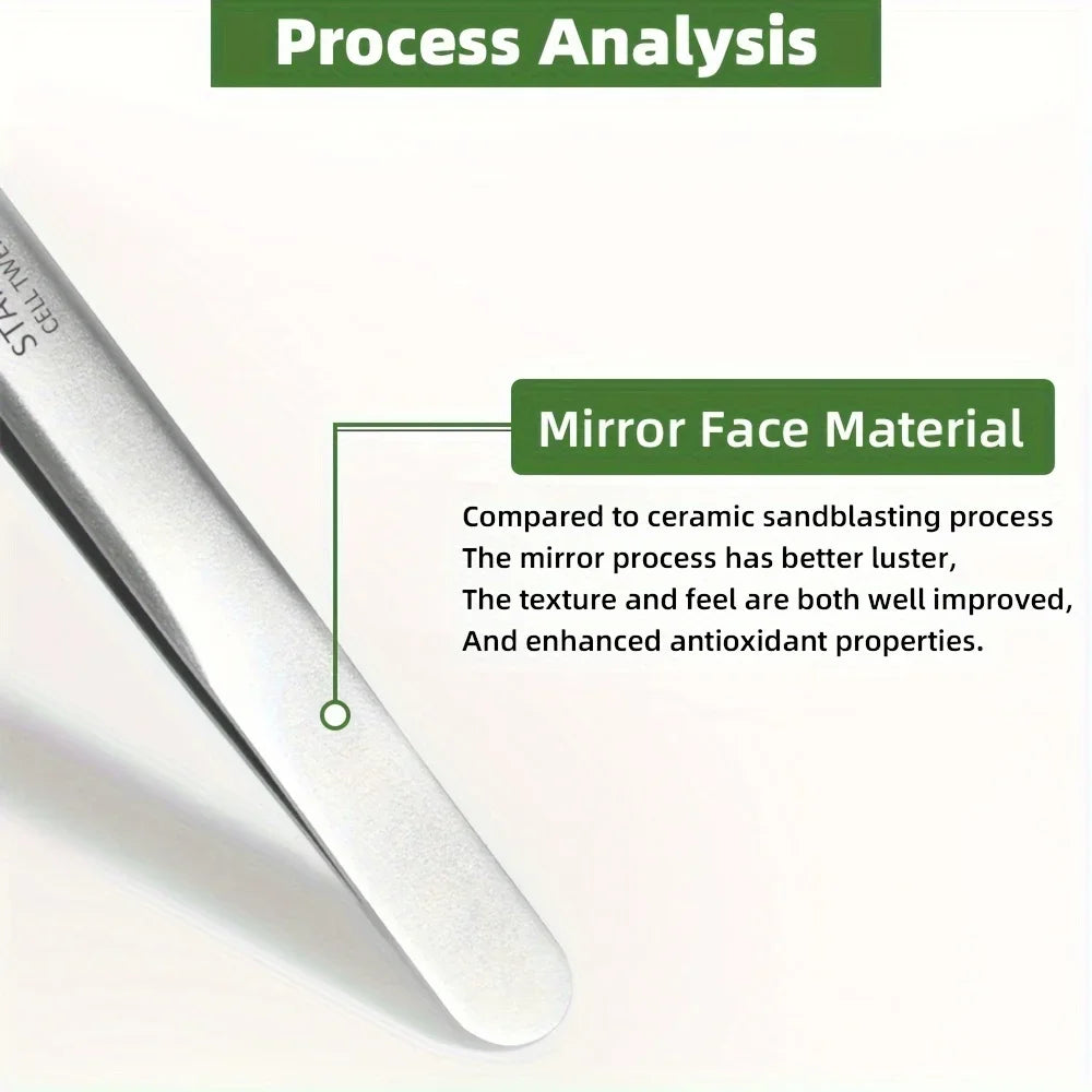 1/3pcs Extra Fine No. 5 Cellular Acne Blackhead Tweezers,Facial Beauty Remove Acne Needle Tools for Skin Care,Blackhead clip