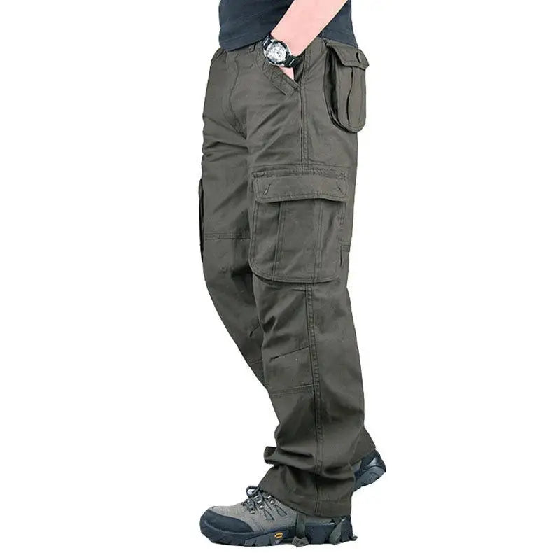 Tactical Cargo Pants Men Cotton Overalls Outdoor Work Trousers Big Size Hombre Clothing Camo Hiking Pants - Live Store 4U