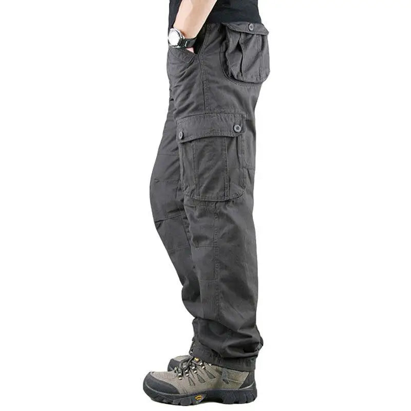 Tactical Cargo Pants Men Cotton Overalls Outdoor Work Trousers Big Size Hombre Clothing Camo Hiking Pants - Live Store 4U