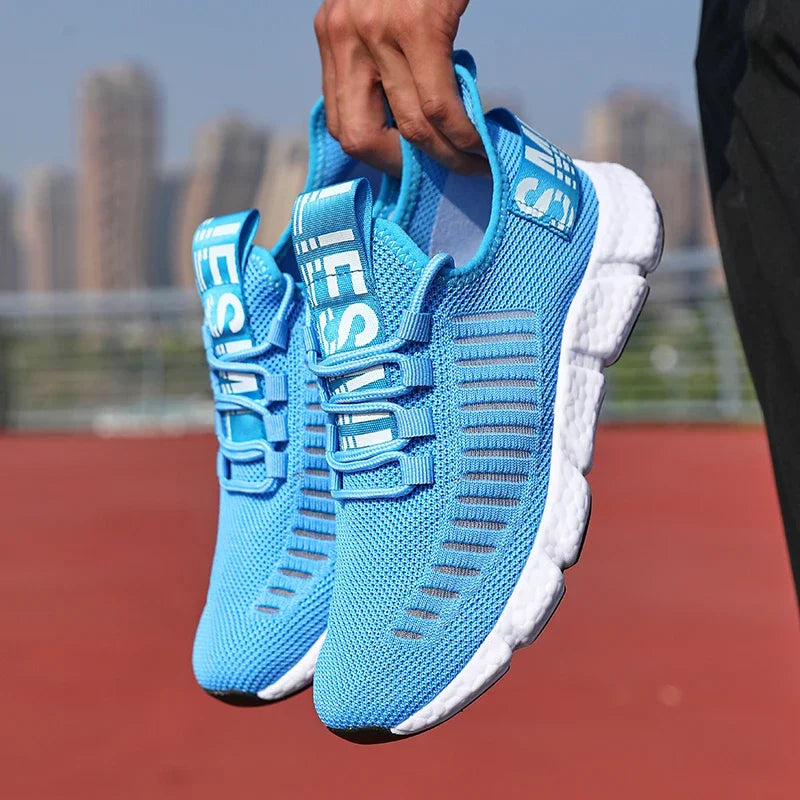 Summer Men Sneakers Lightweight Breathable Mesh Outdoor Casual Shoes Fashionable Tennis Training Shoes Men's Shoes Free Shipping