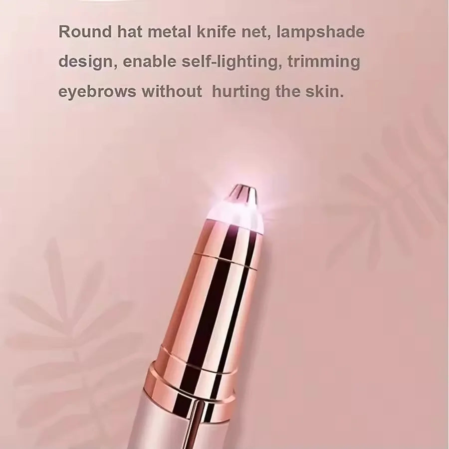 Eyebrow Trimmer for Women, Battery Eyebrow Hair Remover, Painless Electric Razor,Eye Brow and Face Epilator Hair Removal