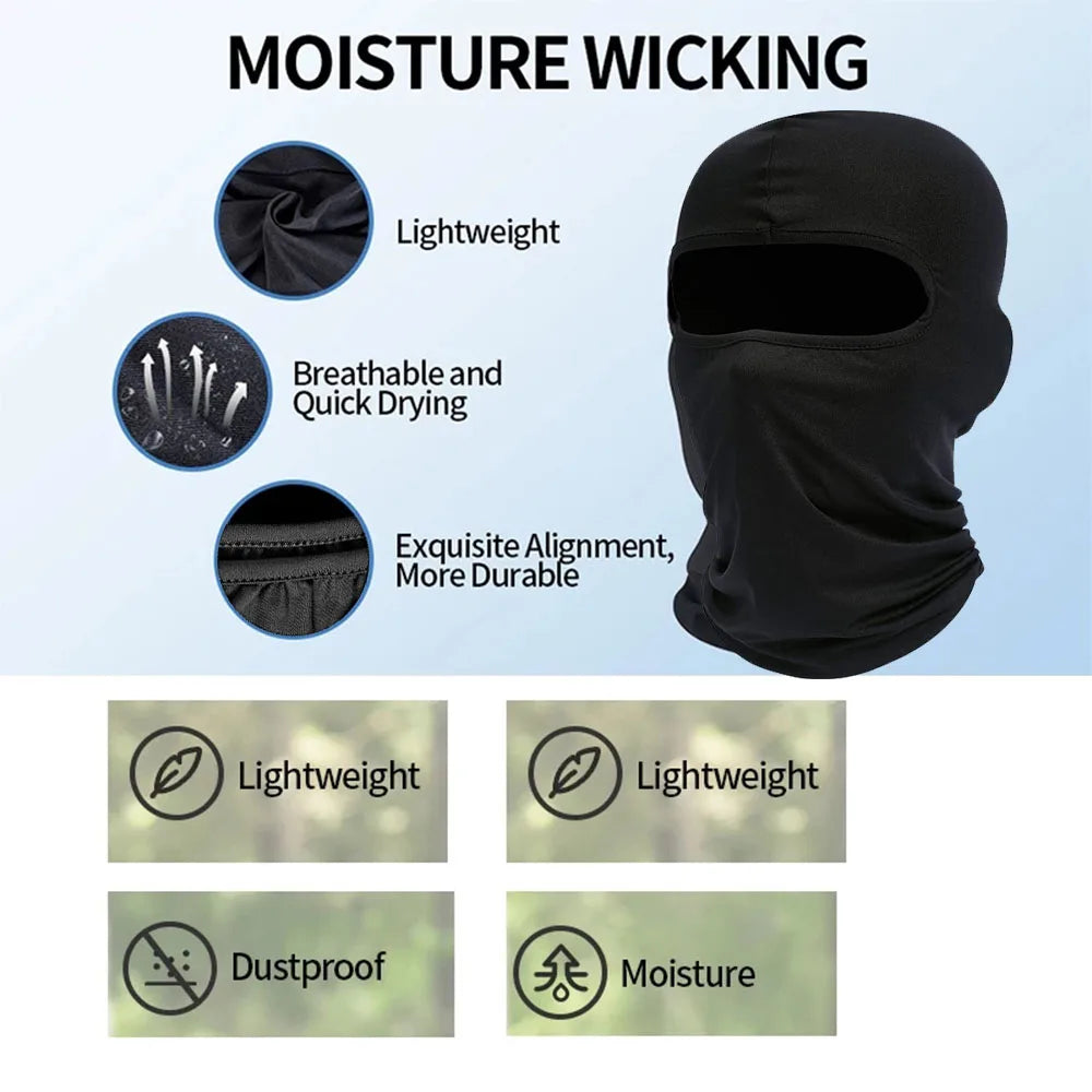 Ski Mask for Men Full Face Mask Balaclava Black Ski Masks Covering Neck Gaiter - Live Store 4U