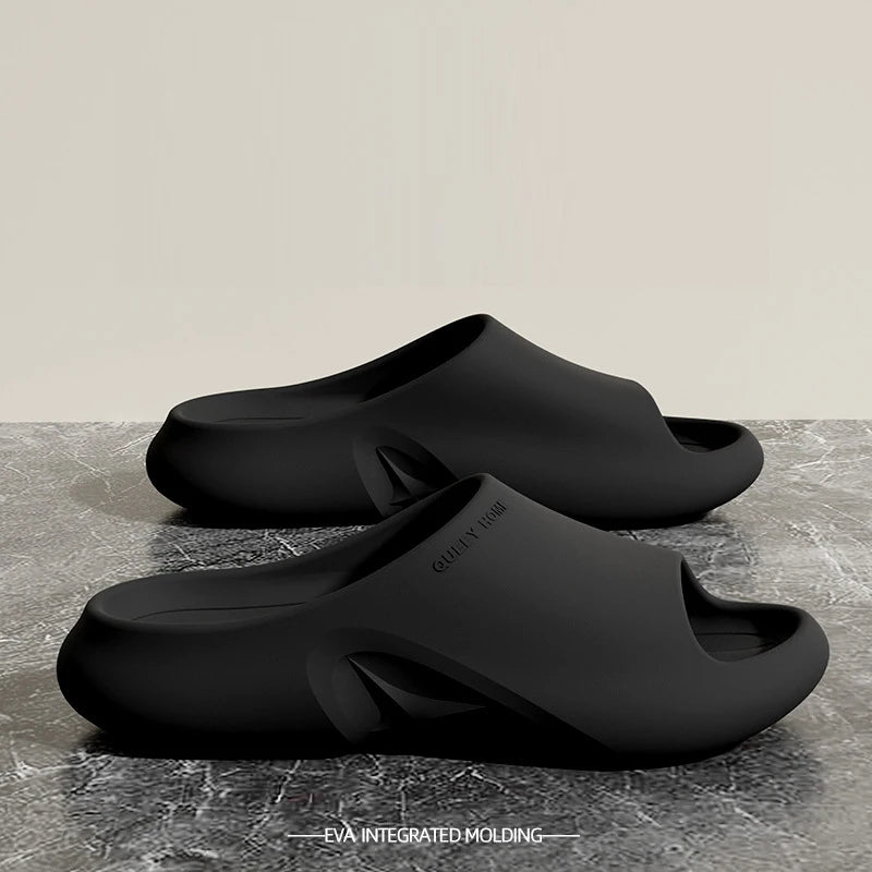 Comwarm Summer Classic Flip Flops Men Fashion Beach Sandals Antislip Indoor Bathroom Slippers Comfy Casual Sandals EVA Slippers